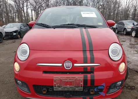 2013 Fiat 500 Sport z USA, uszkodzony, nr VIN 3C3CFFBR7DT528920